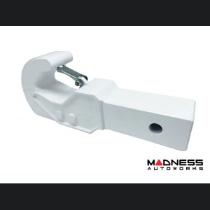 Jeep Wrangler JL Billet Recovery Hook - Royal Hitch Hook - Aluminum - White