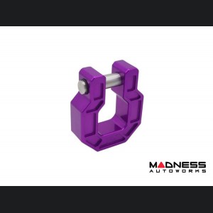 Jeep Wrangler JL Billet D-Ring - Royal Show Shackle - Aluminum - Purple - Single