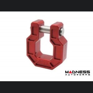 Jeep Gladiator JT Billet D-Ring - Royal Show Shackle - Aluminum - Red - Single