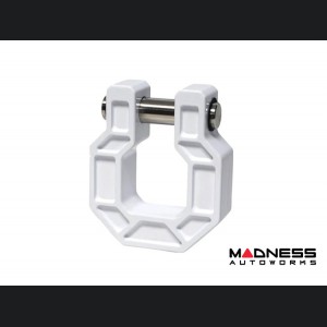 Jeep Gladiator JT Billet D-Ring - Royal Show Shackle - Aluminum - White - Single