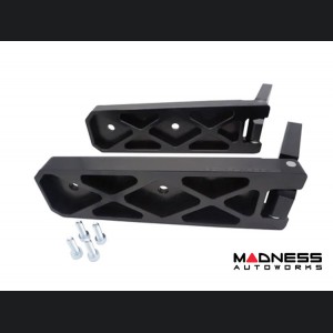 Jeep Wrangler JL Billet Tailgate Hinges - Aluminum - Black