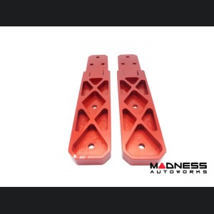 Jeep Wrangler JL Billet Tailgate Hinges - Aluminum - Red