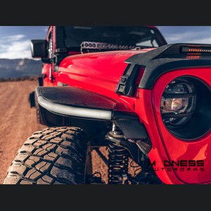 Jeep Wrangler JL Fender Flare - Front - Rugged Ridge - Metal Max