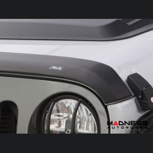 Jeep Wrangler JL Hood Shield - AVS Aeroskin - Low Profile - Matte Black