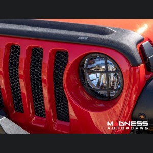 Jeep Wrangler JL Hood Shield - AVS Aeroskin - Low Profile Acrylic - Smoke