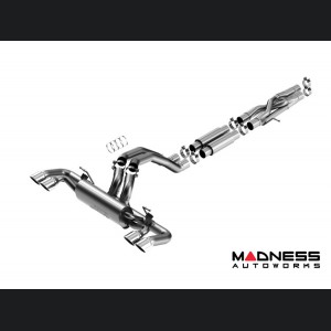 Jeep Wrangler JL Performance Exhaust System by Borla - Cat-Back - Quad Tip - Rubicon 392