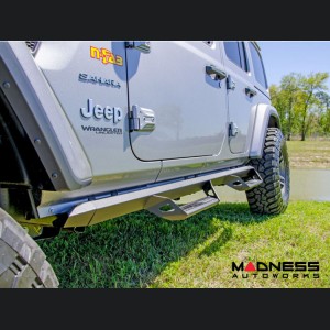 Jeep Wrangler JL Nerf Bar - NFB Predator Pro Step System - N-Fab - Textured Black