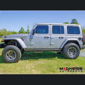 Jeep Wrangler JL Nerf Bar - NFB Predator Pro Step System - N-Fab - Textured Black