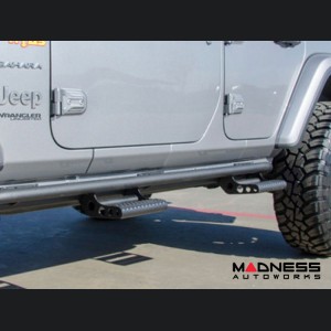 Jeep Wrangler JL Rock Rails - 2 Door - RKR Rails - N-Fab - Textured Black