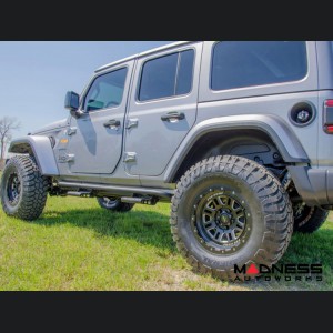 Jeep Wrangler JL 4 Door - RKR Rails - N-Fab - Gloss Black