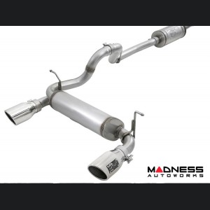 Jeep Wrangler JL 3.6L 4 Door Performance Exhaust System - 409 SS Cat Back - Rebel - AFE - Dual Exit - Polished