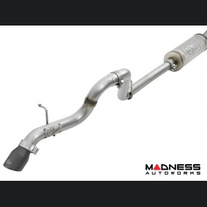 Jeep Wrangler JL 3.6L 4 Door Performance Exhaust System - Cat Back - Mach Force - AFE - 2.5" - Black Tip