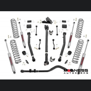 Jeep Wrangler JL Lift Kit - 3.5" - 4-Door - Control Arm Drop - N3 Shocks - w/ Driveshaft