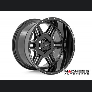 Jeep Custom Wheels (1) - Rough Country - 92 Series - Gloss Black - 18 x 9.0 / 5 x 5 / +0mm