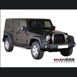 Jeep Wrangler JL Side Steps - Oval Running Boards - Chrome