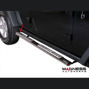 Jeep Wrangler JK Side Steps - Oval Running Boards - Chrome