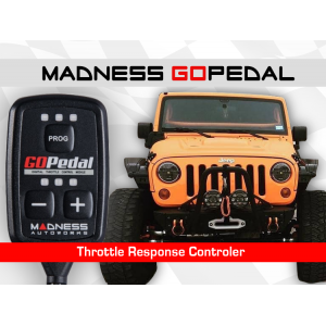 Jeep Wrangler JK 2.8L Diesel Throttle Response Controller - MADNESS GOPedal (2007 - 2017) - EU Model