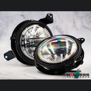 Jeep Gladiator JT Headlights - LED w/ adaptors - Black Housing - 7" 