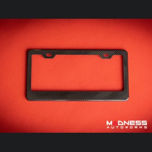 License Plate Frame - 100% Genuine Carbon Fiber