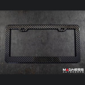 License Plate Frame - 100% Genuine Carbon Fiber