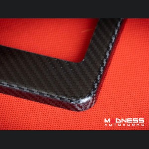 License Plate Frame - 100% Genuine Carbon Fiber