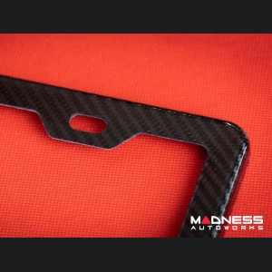 License Plate Frame - 100% Genuine Carbon Fiber