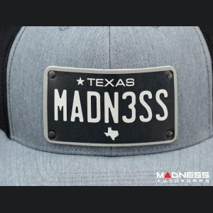 Cap - Trucker Style - w/ Texas Black Plate + MADN3SS 