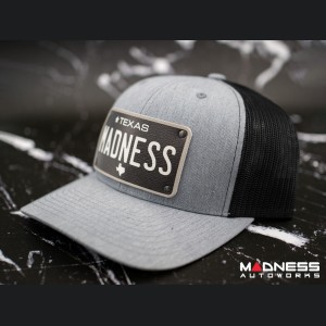 Cap - Trucker Style - w/ Texas Black Plate + MADNESS 