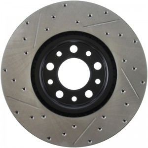 FIAT 500X Performance Brake Rotor - Drilled and Slotted - Front Left