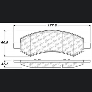 Jeep Wrangler JK - ST Premium Brake Pads