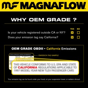 Jeep Grand Cherokee Catalytic Converter - Magnaflow Direct Fit - OEM Grade