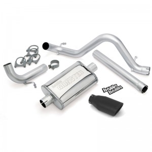 Jeep Wrangler JK - GBE Monster Exhaust Black Tip