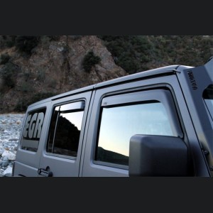 Jeep Wrangler JK - EGR Visor-InChannel Set4