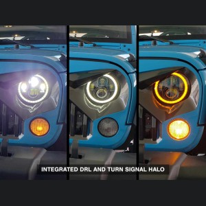 Jeep Wrangler JK - RAX LED Headlights