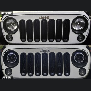 Jeep Wrangler JK - RAX LED Headlights