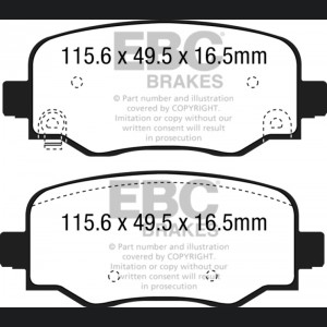 Jeep Renegade - EBC Ultimax2 Brake Pad Sets