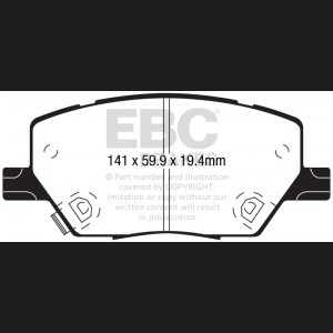 Jeep Renegade - EBC Ultimax2 Brake Pad Sets