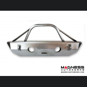 Jeep Wrangler JK Front Mid Width Bumper w/ Shackle Tabs + Fog Light by ATP