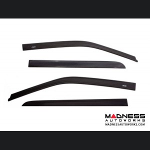 Jeep Compass Side Window Air Deflectors - Smoke - 4pc - by AVS