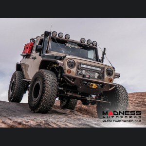 Jeep Wrangler JK Venom Front Bumper w/ Winch Mounts by Addictive Desert Designs - 2007+