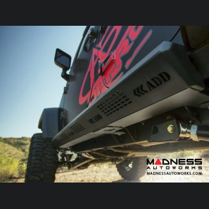 Jeep Wrangler JK Stealth Fighter Side Steps by Addictive Desert Designs - 4 Door - 2007+