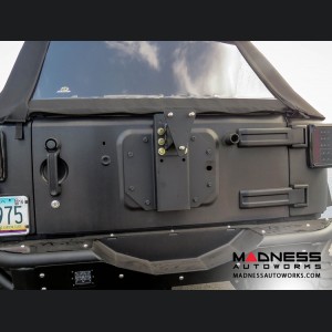 Jeep Wrangler JK Venom Tailgate Tire Carrier by Addictive Desert Designs - 2007+