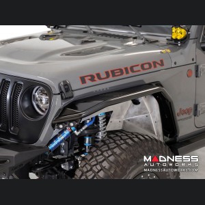 Jeep Wrangler JL Tube Fenders - Stealth Fighter - Front - with Turn Signal / Running Lights