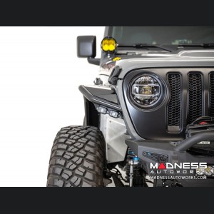 Jeep Wrangler JL Tube Fenders - Stealth Fighter - Front - w/o Turn Signal / Running Lights