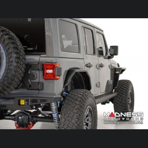 Jeep Wrangler JL Tube Fenders - Stealth Fighter - Rear