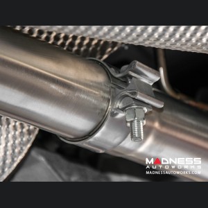 Alfa Romeo Giulia Performance Exhaust - 2.0L - MADNESS - Lusso - Carbon Fiber Tips