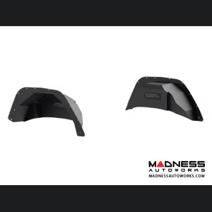 Jeep Wrangler JL Inner Fender Liners - Rear - Carbide Black Powdercoat