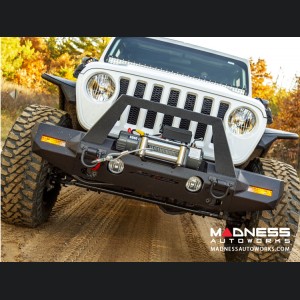 Jeep Wrangler JL Trailchaser Front Aluminum Bumper w/ Aluminum Fender Flares - Option 9 - Aluminum