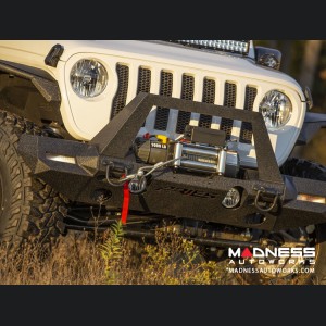 Jeep Wrangler JL Trailchaser Front Aluminum Bumper w/ Aluminum Fender Flares - Option 9 - Aluminum