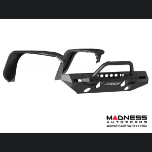 Jeep Wrangler JL Trailchaser Front Bumper w/ Aluminum Fender Flares - Option 8 - Aluminum